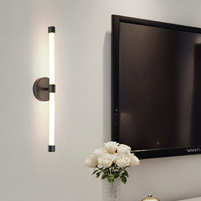 2-Light Sconce Shades Modern Style Liner Shape Metal Third Gear Light Wall Mounted Lights Fixture