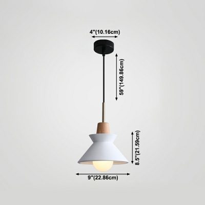 Contemporary Cement Hanging Lamp Kit Down Lighting Pendant for Living Room