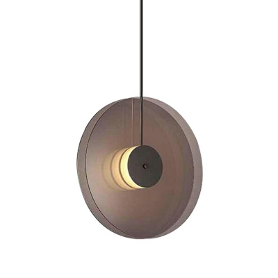 Contemporary Circular Hanging Pendant Lights Glass Hanging Pendant Light