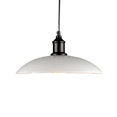 Industrial 1 Light Pendant Lighting Fixtures Vintage Suspension Lamp for Living Room