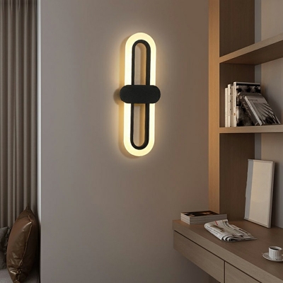 LED Simply Wall Mounted Light 1 Light Wall Mount Light Fixture for Bedroom