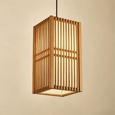 Modern Style LED Pendant Light Nordic Style Wood Hanging Light for Bar Kitchen Room