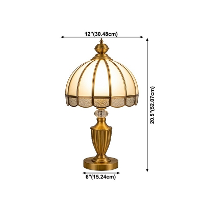Modernism Glass Table Lamp 1 Light Nights and Lamp for Bedroom