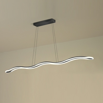 Nordic Style LED Hanging Light Modern Style Linear Celling Light for Dinning Room