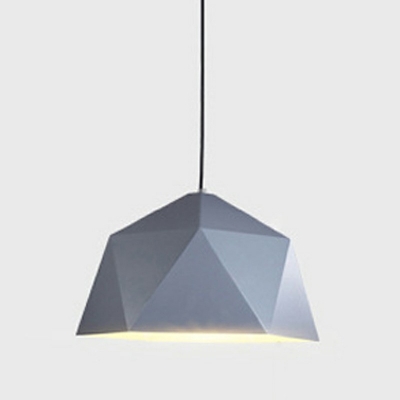 Pendant Lighting Round Shade Modern Style Metal Hanging Lamp for Living Room