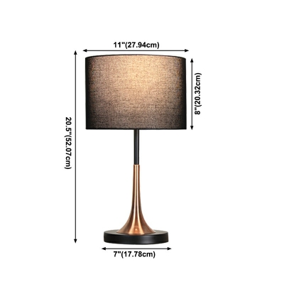 Postmodern Table Lamp Metal 1 Light Nights and Lamp for Bedroom