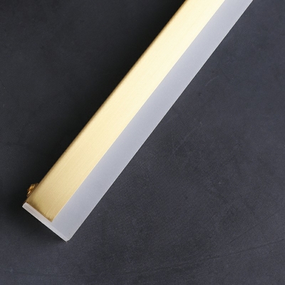 1-Light Sconce Lights Ultra-Modern Style Liner Shape Metal Wall Lighting Ideas