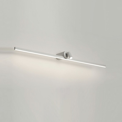 Contemporary Metal and Aluminum Led Vanity Light Strip Linear Vanity Light Fixtures
