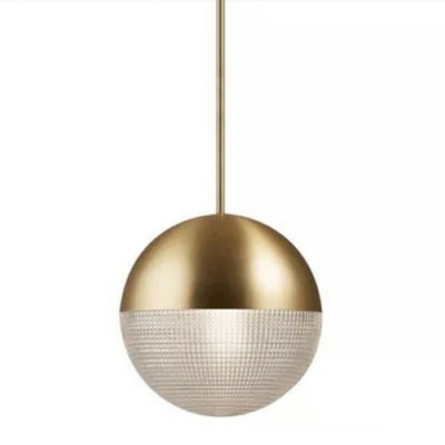 Hanging Lamp Kit Modern Style Glass Suspension Light for Living Room