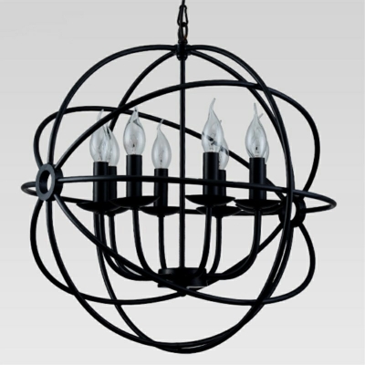 Hanging Lamp Kit Modern Style Metal Suspension Light for Living Room