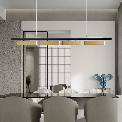 Metal Acrylic LED Celling Light Modern Style Minimalism Hanging Light for Dinning Room