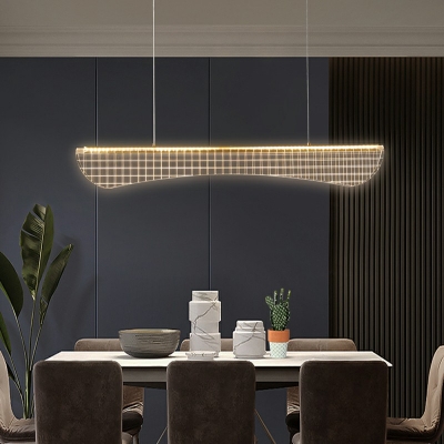Modern Style Pendant Light Fixtures Acrylic LED Hanging Lamp for Dinning Room