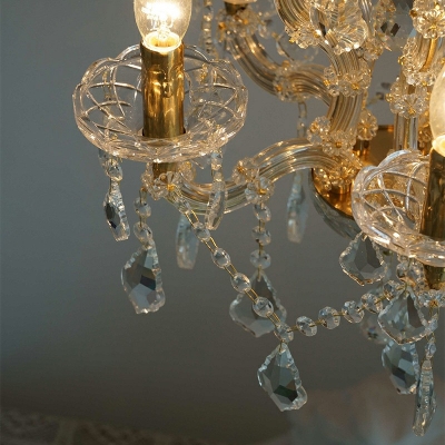 Pendant Light European Style Crystal Pendant Light for Living Room
