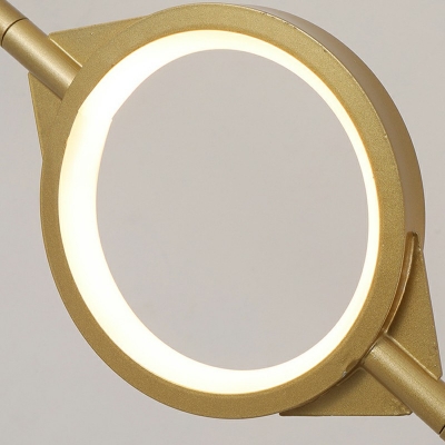 Ultra-Modern Gold Hanging Pendant Lights LED Pendant Light Fixtures for Dining Room