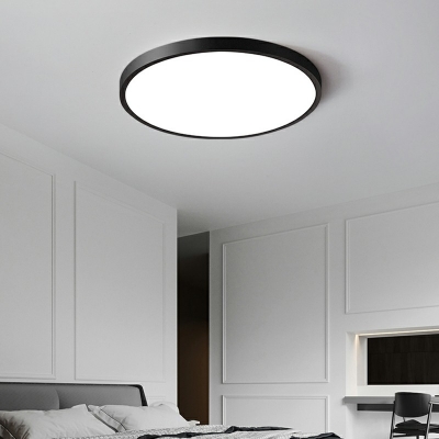 Contemporary Disk Flush Mount Light Fixtures Acrylic Led Flush Ceiling Lights