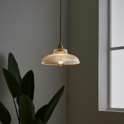 Hanging Ceiling Light Modern Style Glass Suspension Pendant Light for Living Room