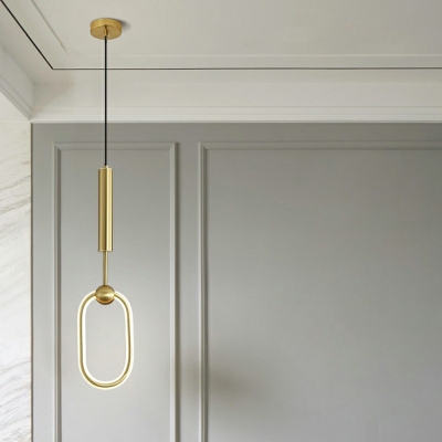 Hanging Light Fixtures Modern Style Acrylic Pendant Light Fixtures Warm Light for Living Room