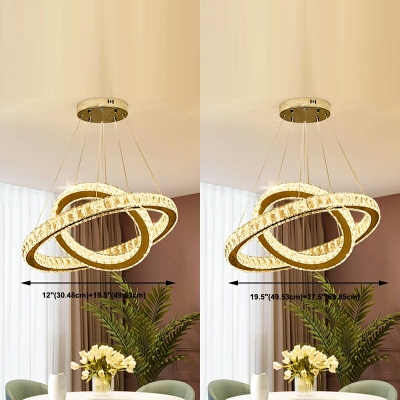 Minimalist Orbicular Suspended Lighting Fixture Crystal Pendant Lighting Fixtures