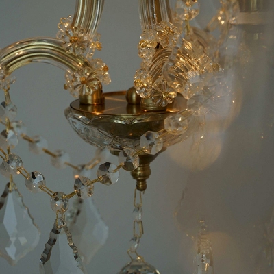 Pendant Light European Style Crystal Pendant Light for Living Room