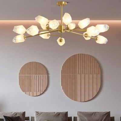 Postmodern Style Chandelier Metal Material Ceiling Chandelier for Living Room