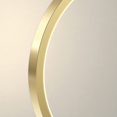 Simplicity Geometry Hanging Pendant Lights Metallic Ceiling Pendant Light