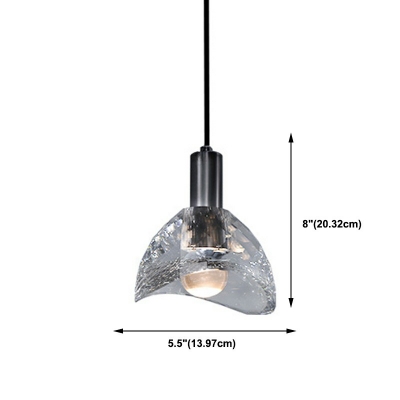 Suspension Pendant Industrial Clear Glass Light Suspension Pendant Light for Living Room