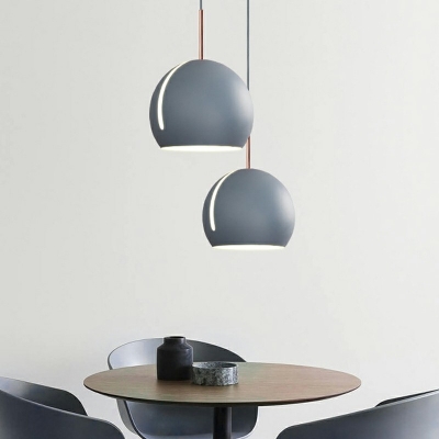 Ceiling Pendant Light Globe Shade Modern Style Metal Chandelier Pendant Light for Living Room