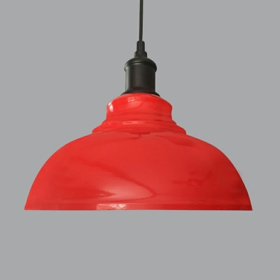 Dome Metal Down Lighting Pendant Industrial Vintage Hanging Pendant Lamp for Living Room
