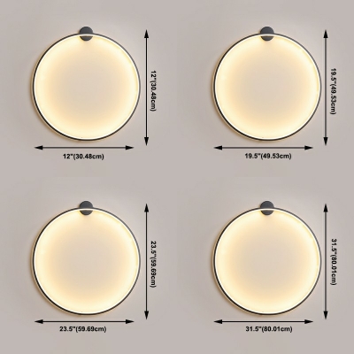 Modern Round Shape LED Wall Lighting Ideas Wall Mounted Lamp for Living Room Bedroom