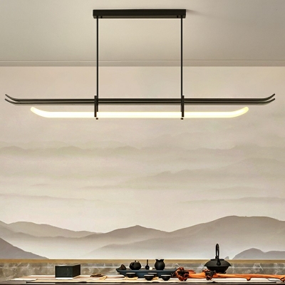 Modern Style LED Haning Light Minimalism Style Linear Pendant Light for Dinning Room