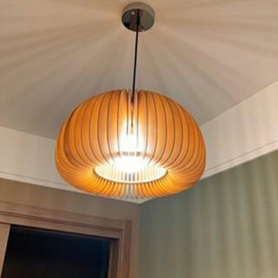 Modern Style LED Pendant Light Japanese Style Wood Hanging Light for Dinning Room Kitchen