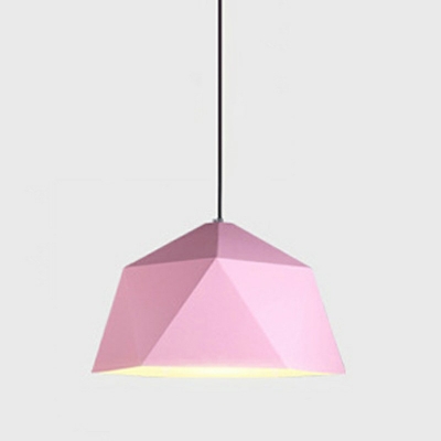 Pendant Lighting Round Shade Modern Style Metal Hanging Lamp for Living Room