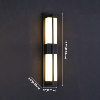 Simple LED Wall Mounted Light 1 Light Wall Mount Light Fixture for Bedroom