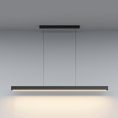 Ultra-Modern LED Pendant Light Fixtures Black Island Pendants for Office Dining Room