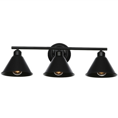 Vanity Lighting Flared Shade Tiffany Style Metal Ceiling Industrial Light Fixtures for Living Room