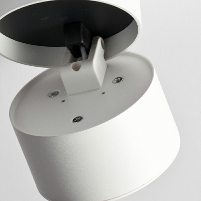 Contemporary Cylinder Flush Mount Chandelier Lighting Fixtures Metal Flush Mount Lamp