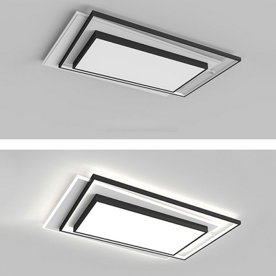 Flush Mount Ceiling Light Fixture Modern Minimalism Close to Ceiling Lighting for Bedroom