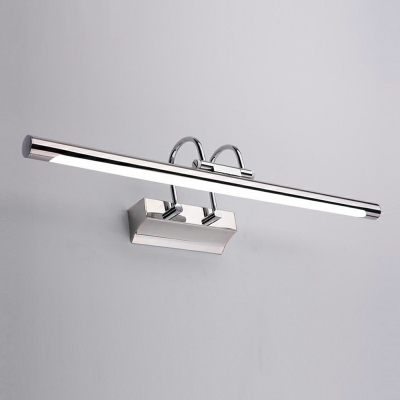 1-Light Sconce Light Minimalism Style Liner Shape Metal Wall Mounted Lamp