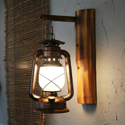 1-Light Sconce Lights Industrial Style Geometry Shape Metal Wall Lighting Ideas