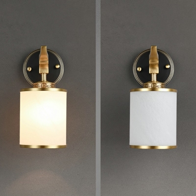 American Style Glass Wall Light Nordic Style Minimalism Wall Sconce Light for Aisle