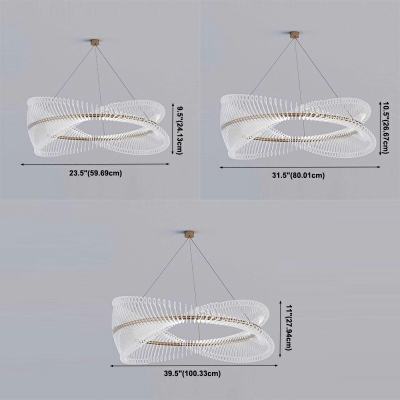 Minimalist Circular Suspended Lighting Fixture Metal Pendant Lighting Fixtures
