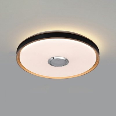 Modern Style LED Flushmount Light Minimalism Style Metal Acrylic RGB Celling Light for Bedroom