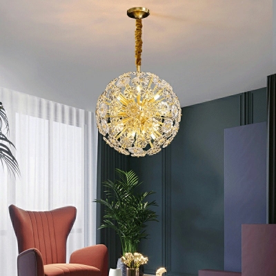 Pendant Light Kit Modern Style Crystal Suspension Light for Living Room