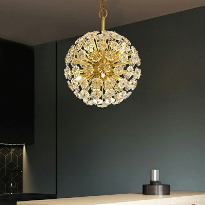 Pendant Light Kit Modern Style Crystal Suspension Light for Living Room