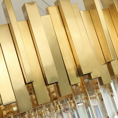 15-Light Hanging Ceiling Lights Simplicity Style Drum Shape Metal Chandelier Pendant Light