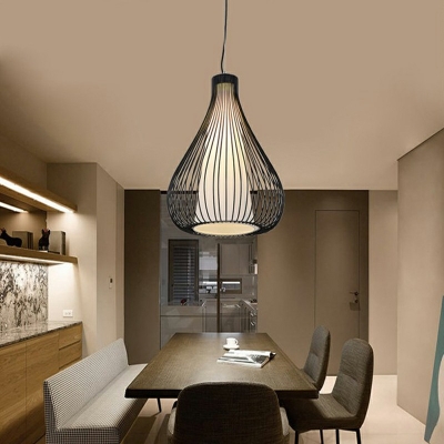 Metal Suspension Pendant Simplicity Modern Hanging Light Fixtures for Living Room