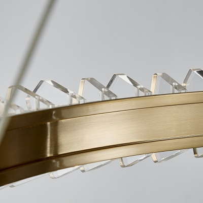 Minimalist Ring Suspended Lighting Fixture Metal Pendant Lighting Fixtures