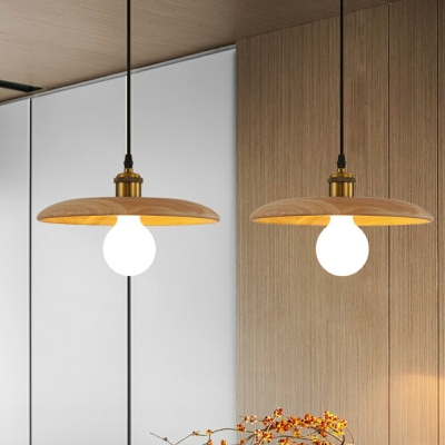 Modern Style LED Pendant Light Nordic Style Wood Hanging Light for Coffee Shop Kitchen Room