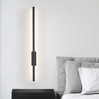 Black Color Wall Mounted Lamps LED Flush Mount Wall Sconce for Living Room