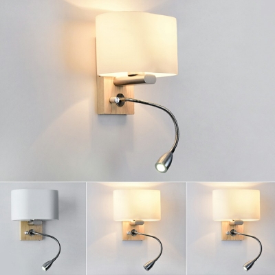 Contemporary Wall Light Sconces 1 Light Flush Mount Wall Sconce for Living Room